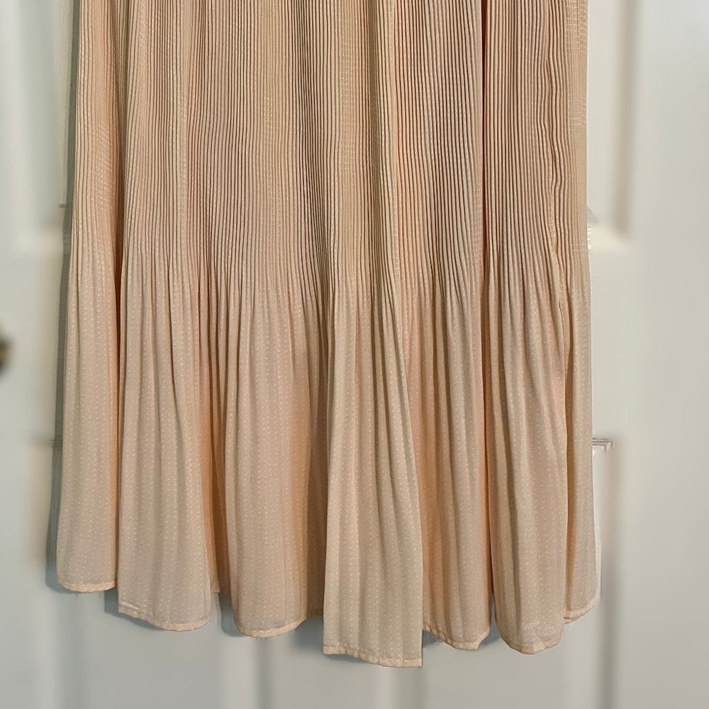 NWT Adrianna Papell Pink Pleated Skirt, Size S - Picture 8 of 8